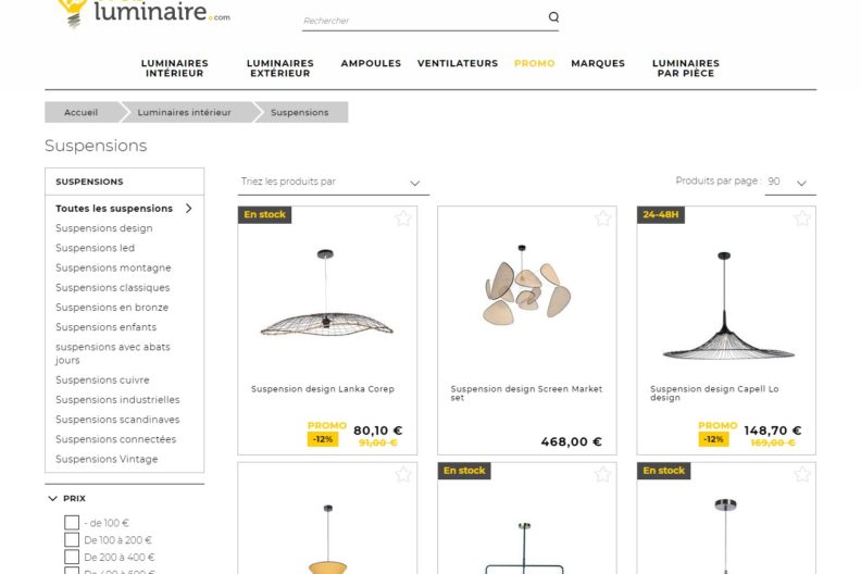 Web Luminaire